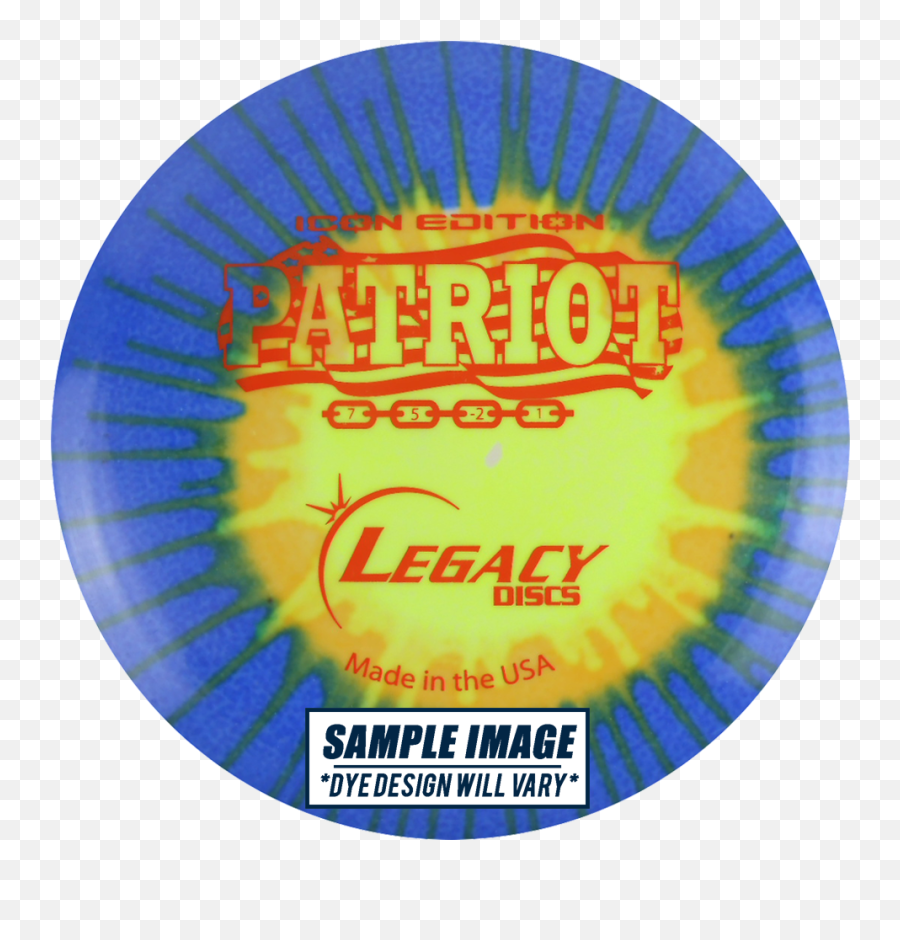 Legacy Tie - Dye Icon Edition Patriot Fairway Driver Golf Disc Legacy Discs Png,Terrarium Tv Icon