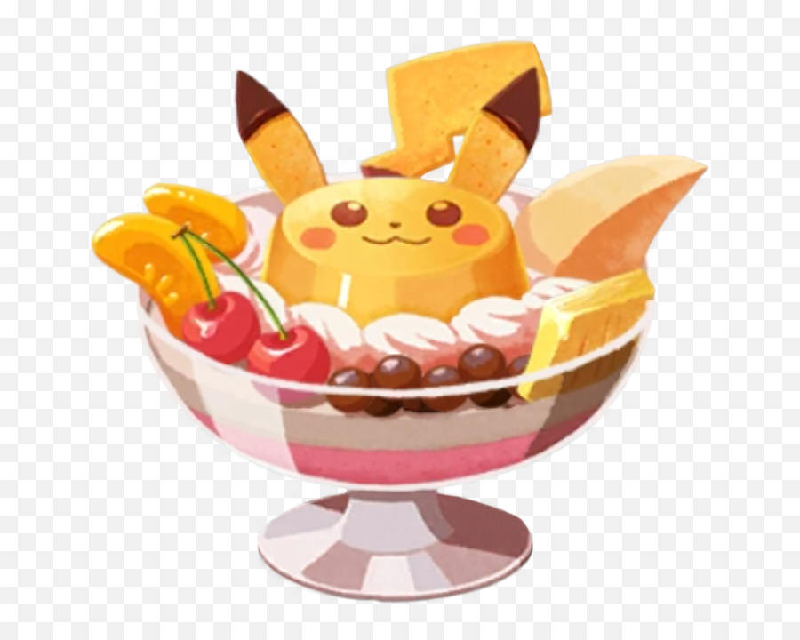 Pikachu Fruit Flan Pokémon Café Mix Wiki Fandom - Pokemon Cafe Mix Food Png,Flan Icon