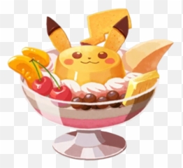 Pikachu Fruit Flan Pokémon Café Mix Wiki Fandom - Pokemon Cafe Mix Food Png,Flan Icon