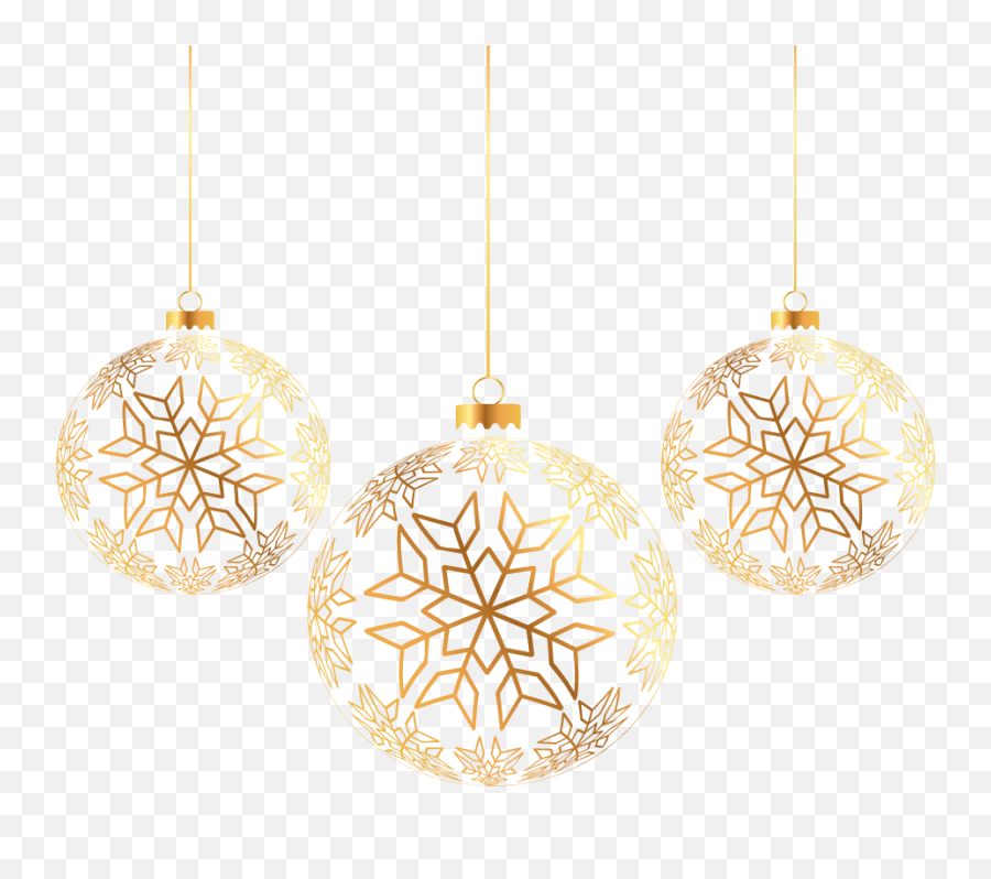 Download Free Golden Balls Ornament Tree Three Christmas - Christmas Balls Vector Png,Christmas Icon Png