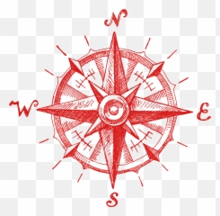 Download Map North Nautical Chart Maritime Flags Compass - Art Transparent png