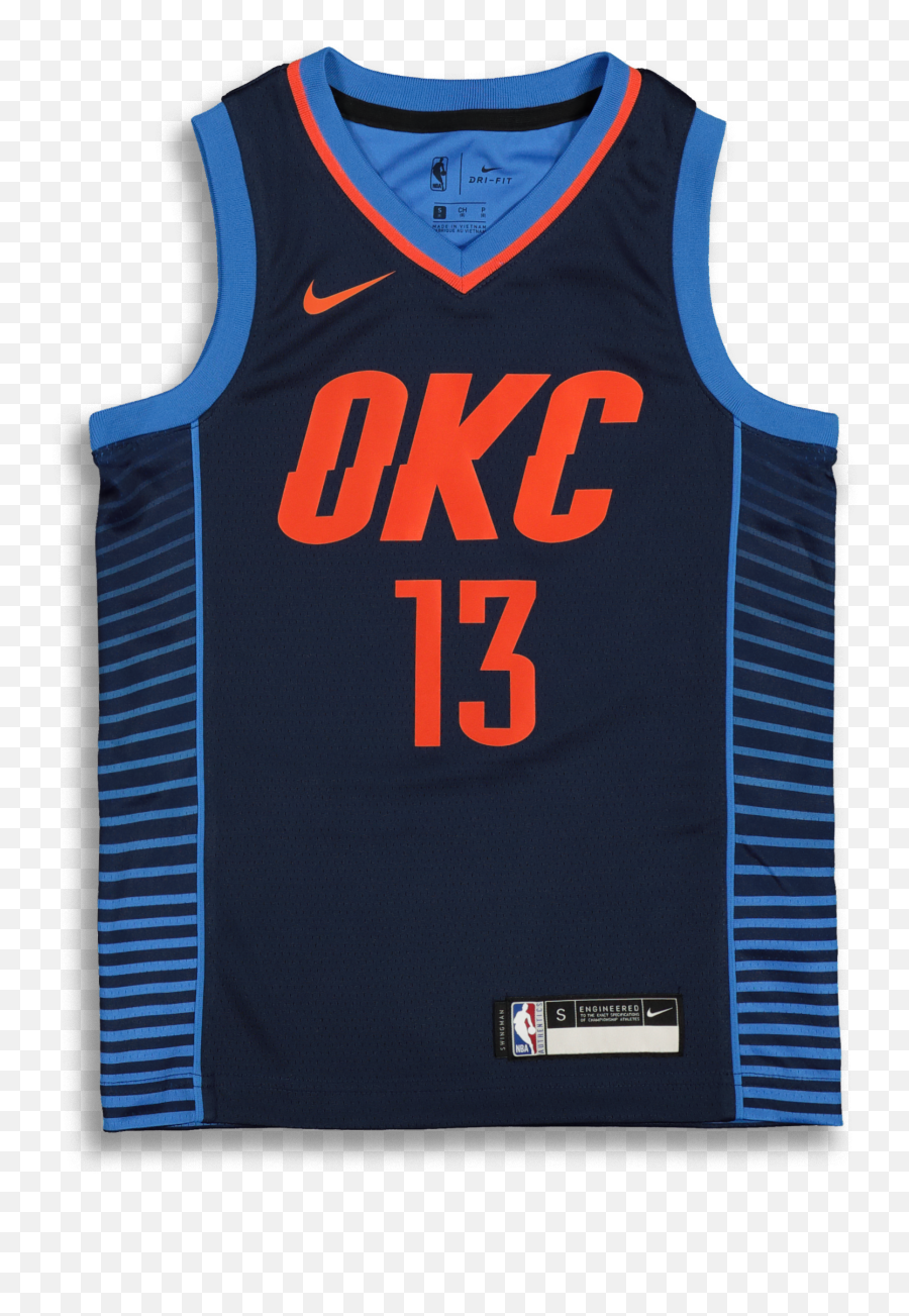 Nike Kids Oklahoma City Thunder Paul - Vest Png,Joel Embiid Png