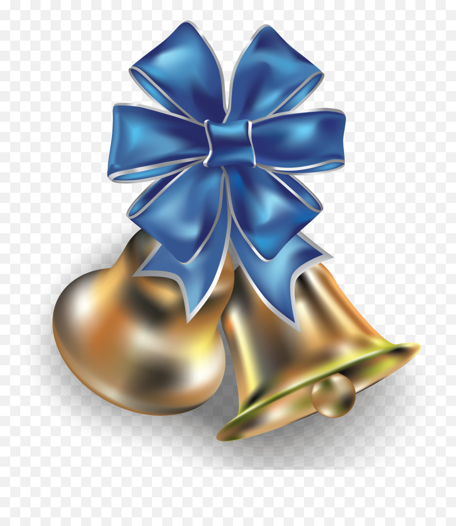 Christmas Bell Png - Transparent Blue Christmas Bells Png,Christmas Bells Png