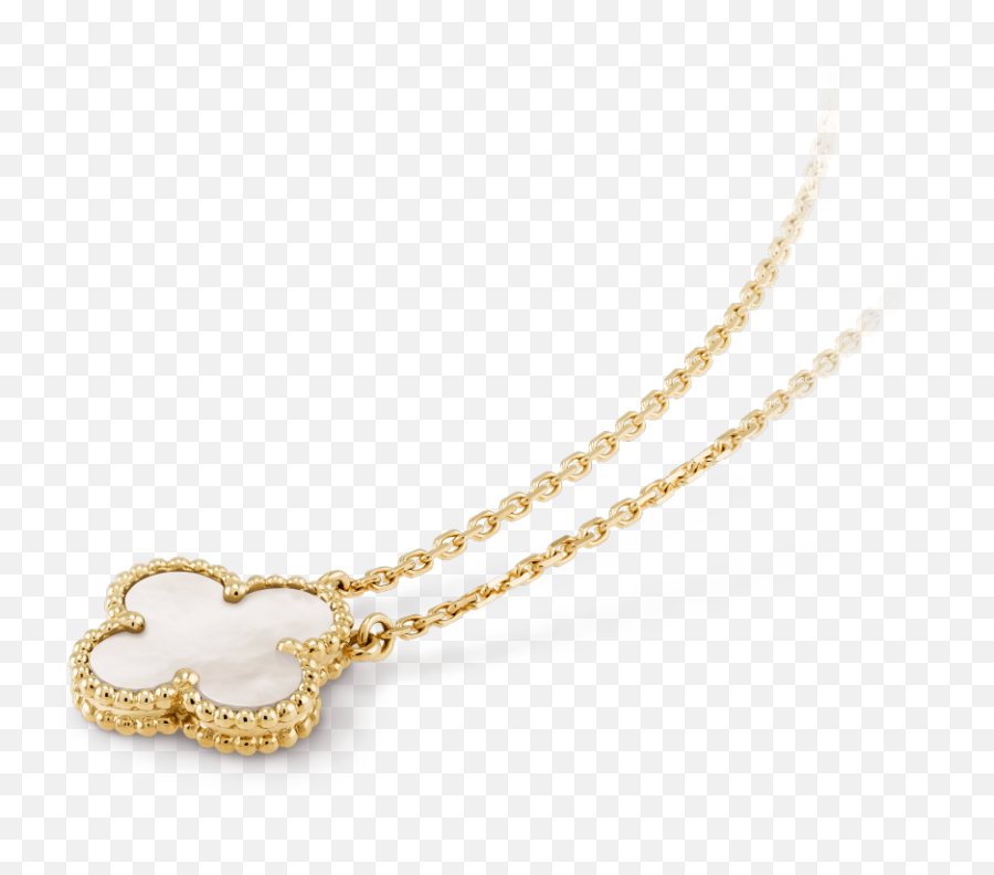 Vintage Alhambra Pendant - Vcara45900 Van Cleef U0026 Arpels Van Cleef And Arpels Alhambra Png,Chain Necklace Png