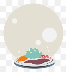 Steak Salad Illustration Transparent Png U0026 Svg Vector - Dish