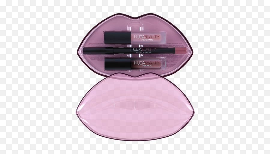 Natural Matte U0026 Cream Lip Set Provocateur Muse By Huda - Huda Beauty Demi Matte Lip Set Png,Huda Beauty Lip Contour Icon