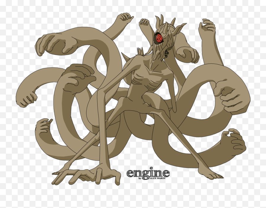 Indra Susanno Vs Ten Tails - Battles Comic Vine Ten Tails Naruto Png,Tails Png