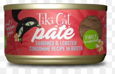 Tiki Cat Grill Pate Sardine U0026 Lobster In Broth Recipe Grain Free Wet Png
