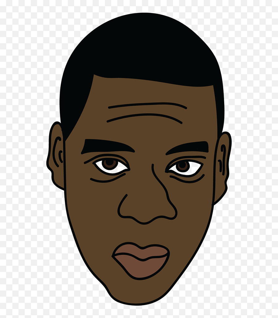 Download Hd Jay Z Cartoon Sticker - Cartoon Png,Jay Z Png