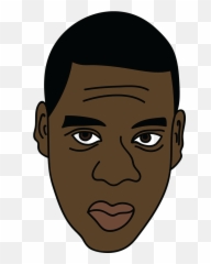 Download Hd Jay Z Cartoon Sticker - Cartoon Png,Jay Z Png