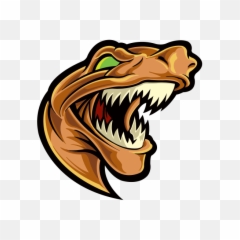 Printed Vinyl Dinosaur T Rex Head Stickers - Logo T Rex Head Logo T Rex Png,Tyrannosaurus Rex Png