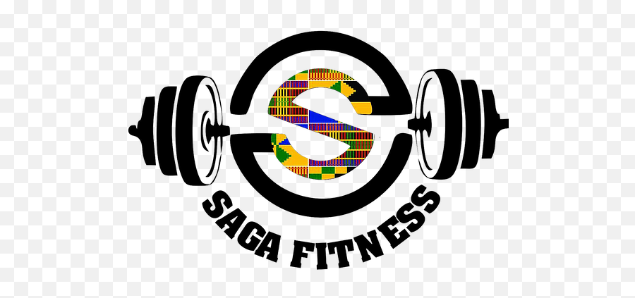 Fitness Clothing Line Saga - Powerlifting Png,Dumbbell Logo