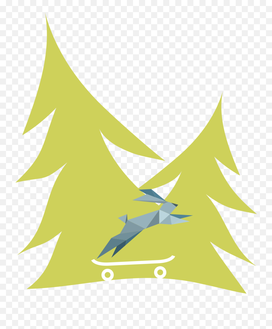 Rabbit - Intreespng Illustration,Christmas Trees Png