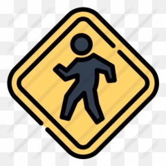 Crosswalk - Traffic Sign png