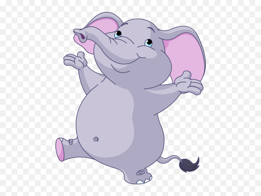 Cartoon Baby Elephant Jungle Animal - Funny Dancing Elephant Png,Baby Elephant Png