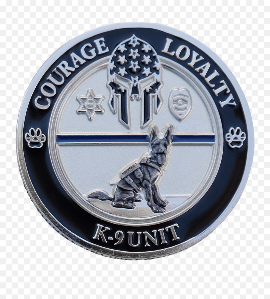 Thin Blue Line Foundation K9 Unit Coin - Plaza De España Png,Thin Blue Line Png