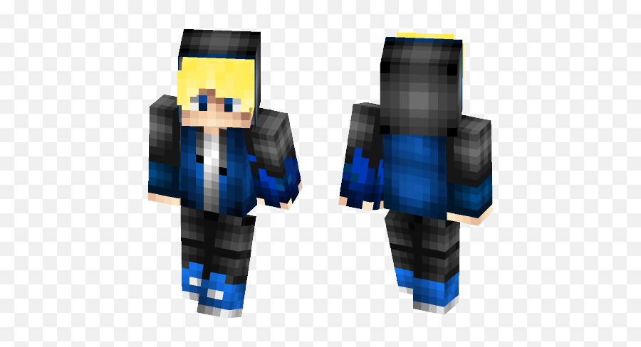Download Blue Fire Boy Minecraft Skin For Free Png Transparent