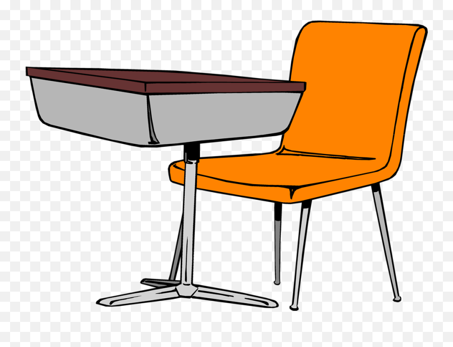 Student Desk Png Picture 1890204 - Chair And Desk Clipart,School Desk Png