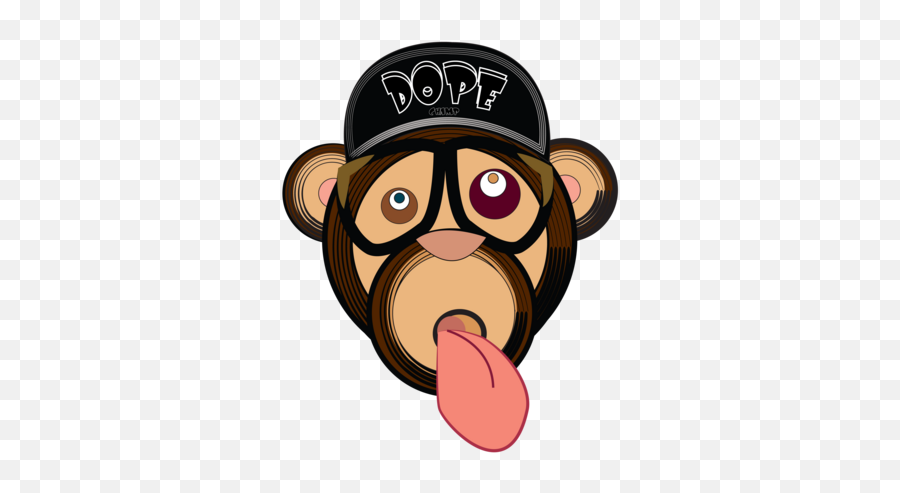 Dope Champ Clothing - Dope Monkey Cartoon Png,Dope Png