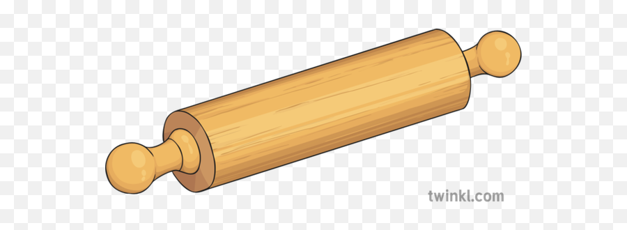 Rolling Pin 1 Illustration - Twinkl Wood Png,Rolling Pin Png