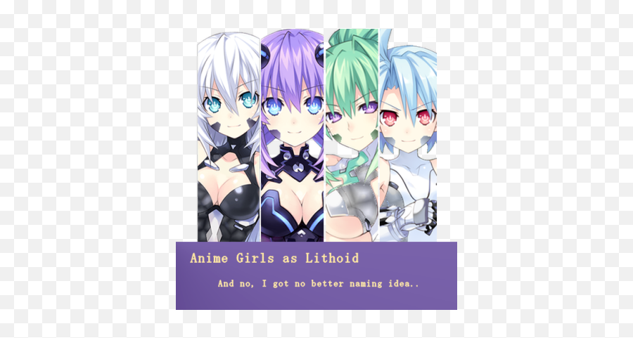 Anime Girls As Lithoid - Ish Skymods Cartoon Png,Anime Girls Transparent
