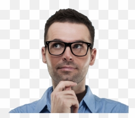 Thinking Person Png - Man Thinking Png 553306 Vippng And Writing