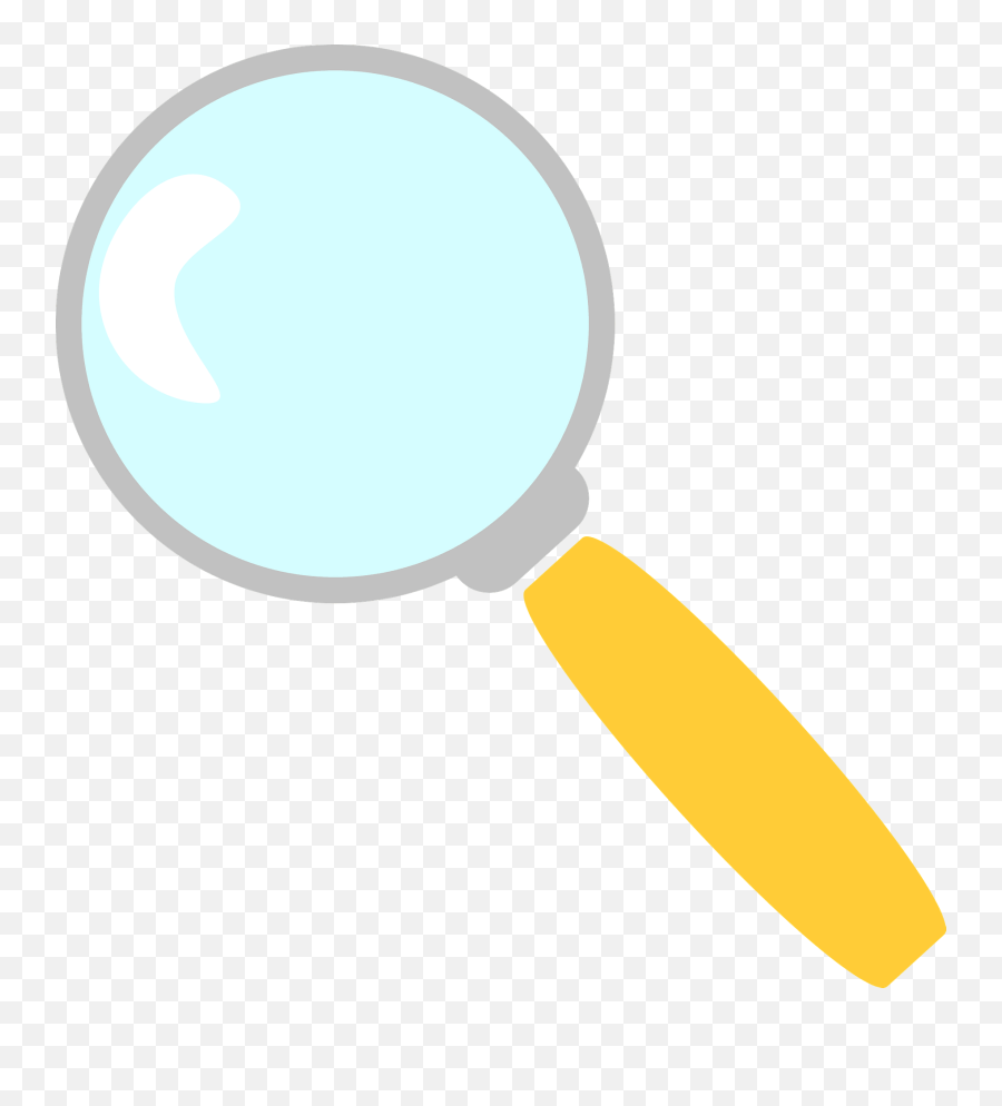 Magnifying Glass With A Yellow Handle - Magnifying Glass Clipart Yellow Png,Magnifying Glass Clipart Png
