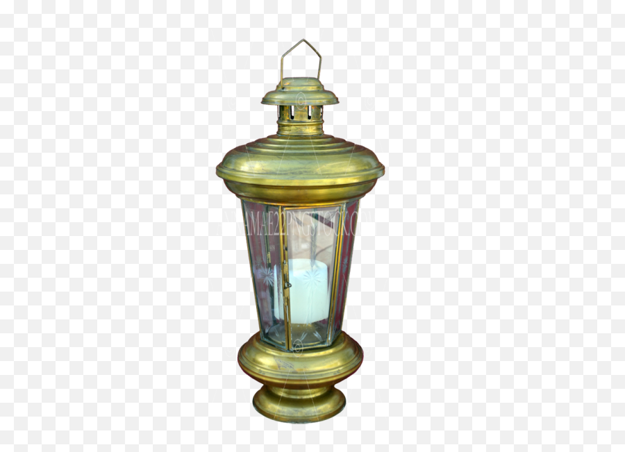 Hurricane Glass Lamp Png Stock Photo 0154 - Brass,Hurricane Transparent