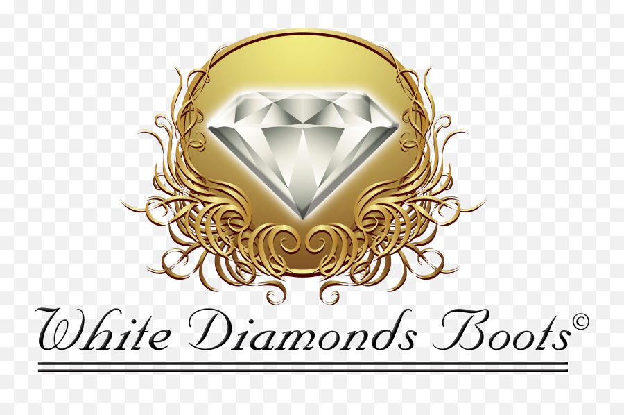 Cropped - Whitediamondsbootslogowithblackletterspng Png,White Diamond Png