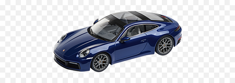 Porsche Driveru0027s Selection 911 Carrera 4s Coupe Model Car Gentian Blue - 1 18 Model 992 Porsche Png,Porsche Png