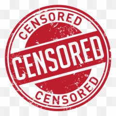 The Slippery Slope Of Censorship U2014 Metior Png Censored Transparent