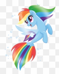 Sea Pony Rainbow Dash Png