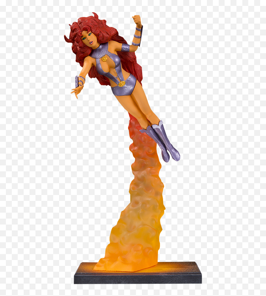 Dc Comics Starfire Statue - Starfire Dc New Teen Titans Png,Starfire Png