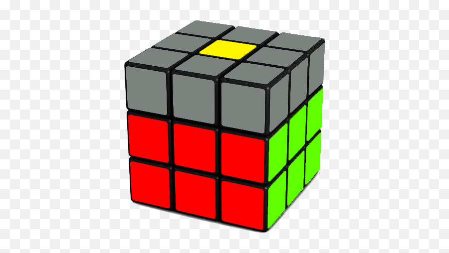 Step 4 - Solving The Second Layer Of The Rubiku0027s Cube Rubiks Cube Second Layer Solved Png,Rubik's Cube Png