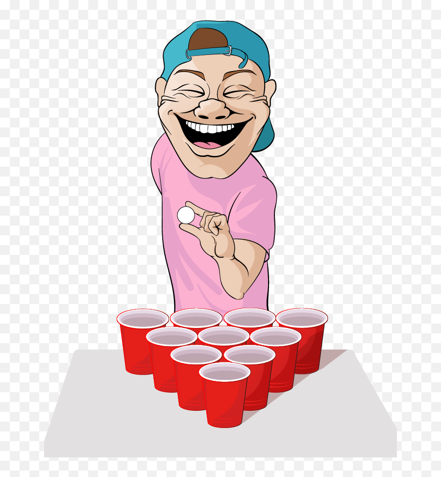 Beer Pong Brah Adobeillustrator - Beer Pong Cartoon Png,Beer Pong Png