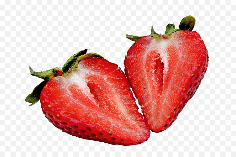 Strawberry Slice Png Image - Colored Pencil Food Drawings,Strawberries Transparent Background