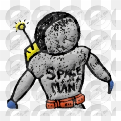 Spaceman Picture For Classroom Therapy Use - Great Dot png