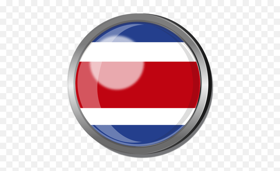 Costa Rica Flag Badge - Bandera De Costa Rica Png,Costa Rica Png