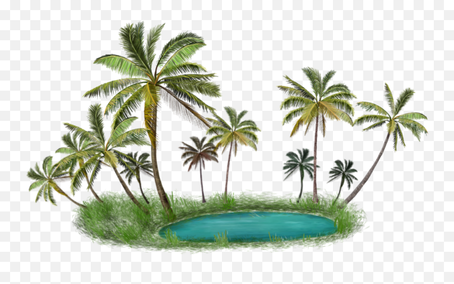 Palm Tree Island - Palm Tree Island Png,Palm Tree Emoji Png