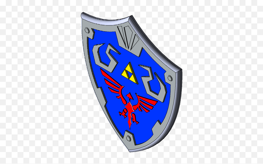 Hylian Shield 3d Cad Model Library Grabcad - Milanisti Indonesia Png,Hylian Shield Png