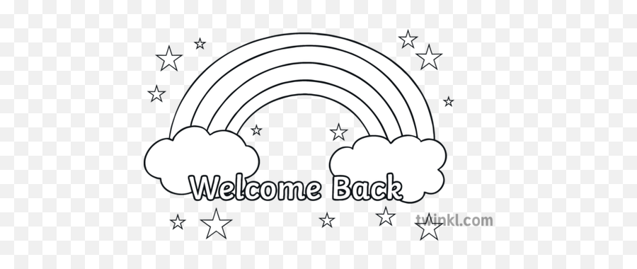 Welcome Back Colouring - Welcome Back Colouring Pages Png,Welcome Back Png
