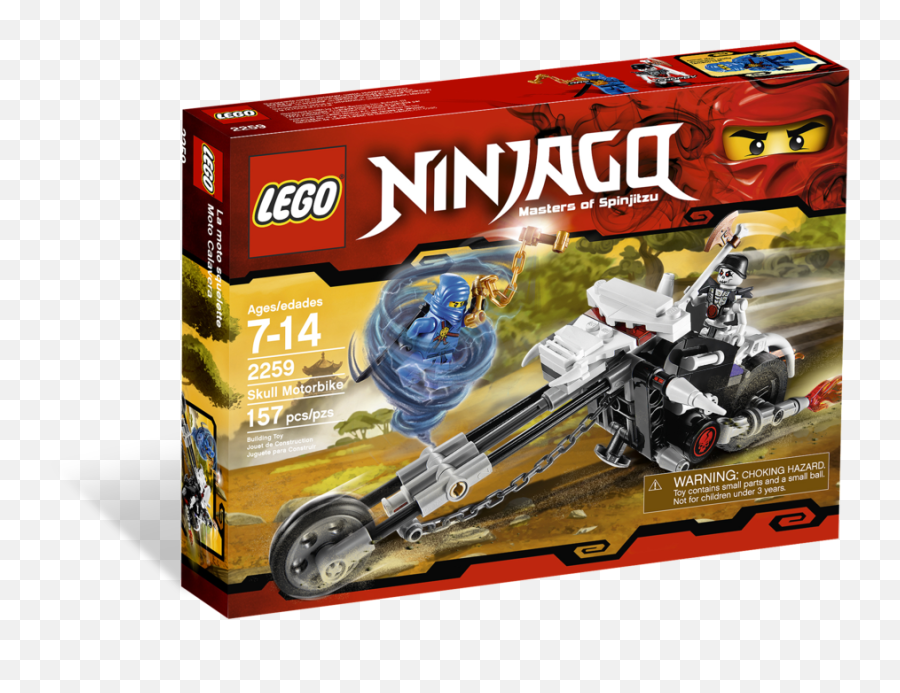 Lego Ninjago Skull Motorbike - Lego Ninjago Skull Motorbike Png,Nunchucks Png