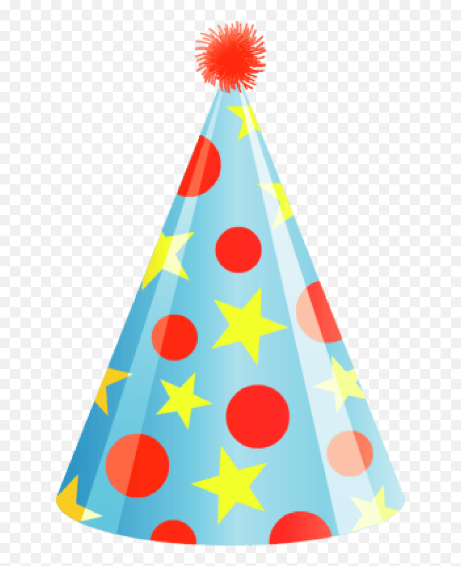 Party Birthday Hat Png - Cartoon Transparent Background Birthday Hat,Birthday Hats Png