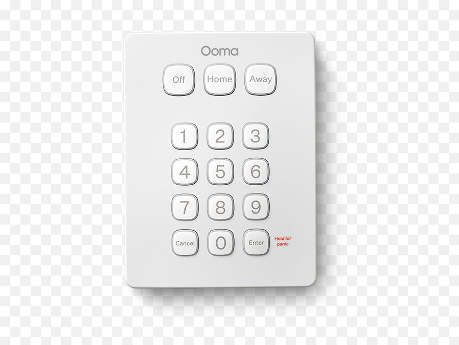 Alarm Keypad - Home Security System Keypad Ooma Dot Png,Door Top Down Icon