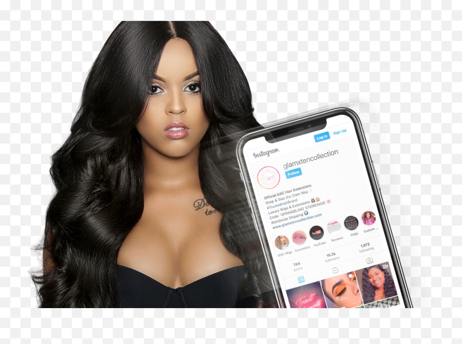 Glam Xten Collection - Smartphone Png,Icon Hair Collection