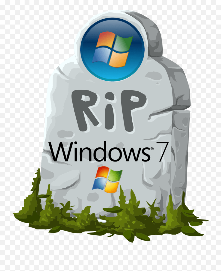 Rip Windows 7 - Miss You Windows 7 Png,Windows 7 Logo Png