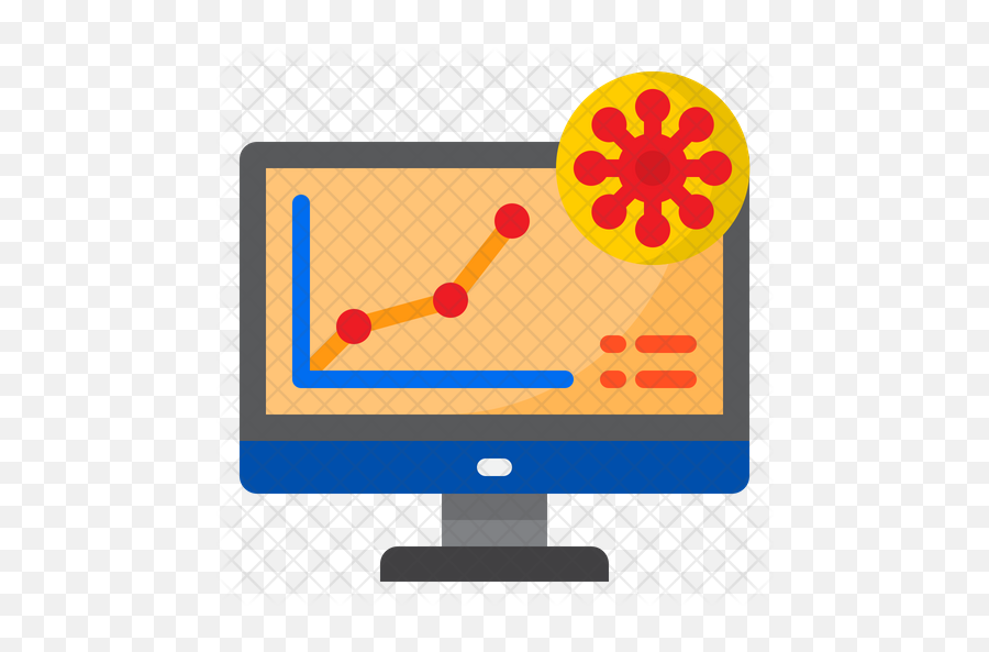 Free Virus Spreading Graph Flat Icon - Dot Png,Flat Graph Icon