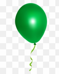 Green Balloon Png Image - Transparent Background