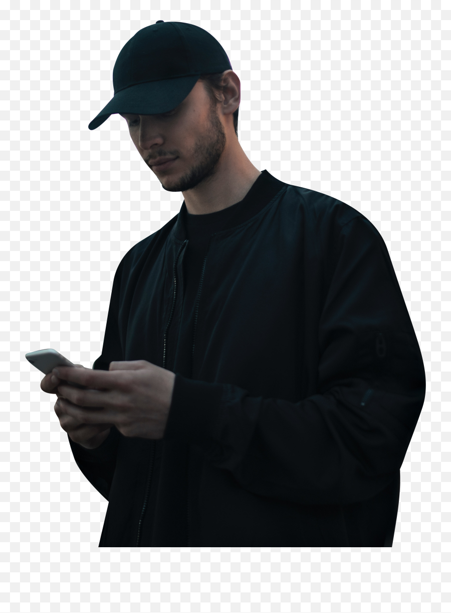 Man Using Phone Transparent Background - Man Using Phone Png,Phone Transparent Background