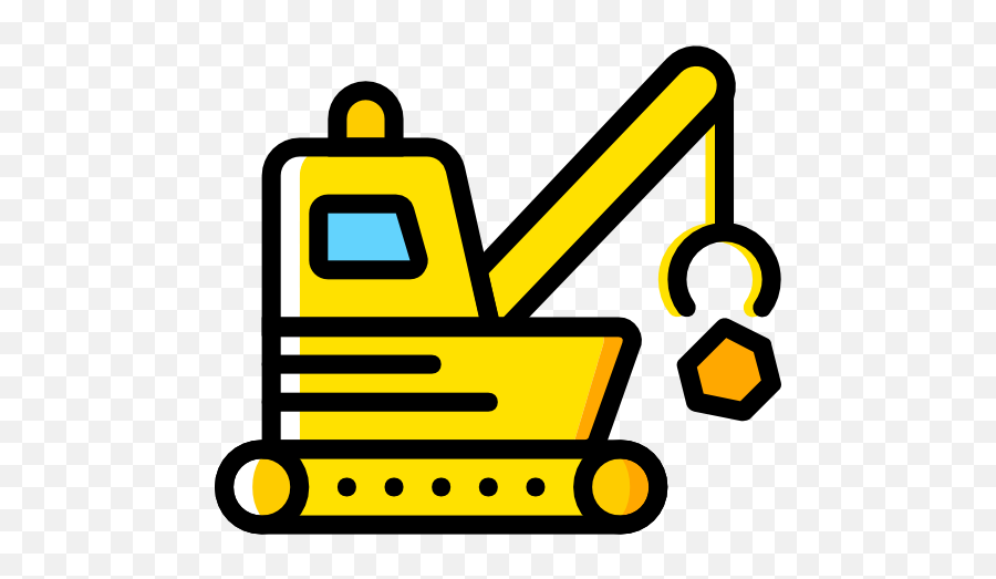 Heavy Machinery Equipment Transportation - Construction Machine Icon Png,Machinery Icon